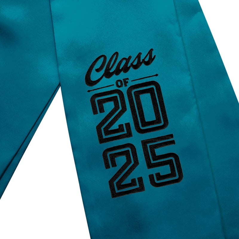 Endea Graduation Stole Class of 2025 With Classic Tips - Unisex Adult - 62" Long - Graduation Sash - Image 3